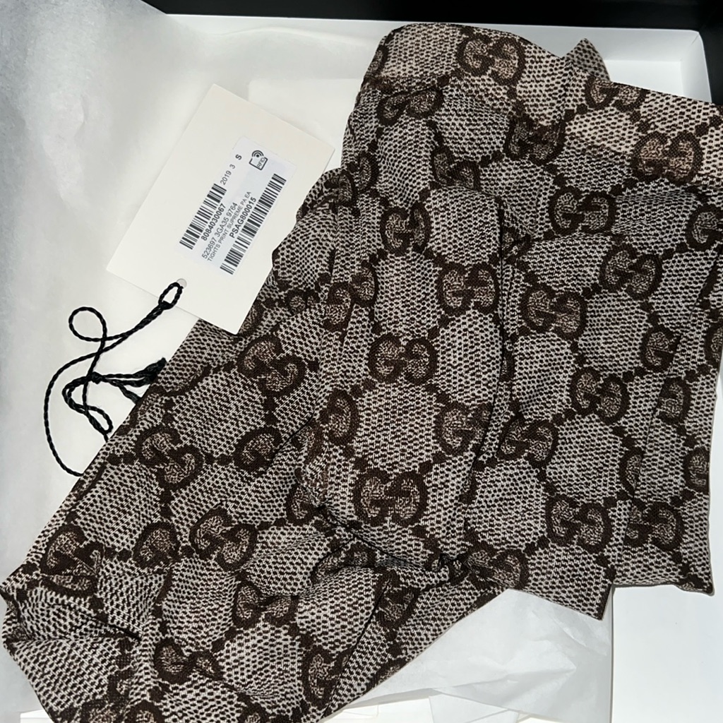 Gucci Tights Supreme Print